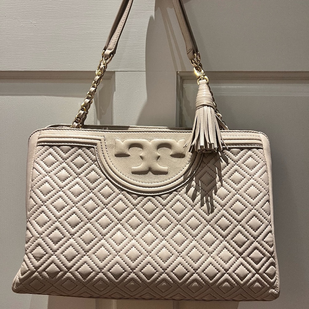 Tory Burch Fleming Satchel Shoulder Bag
